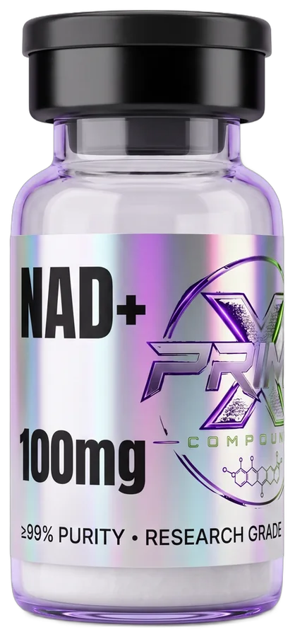 NAD+ research compound vial