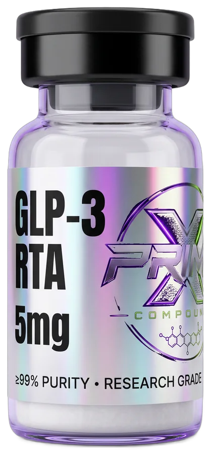 GLP-3 RTA research compound vial